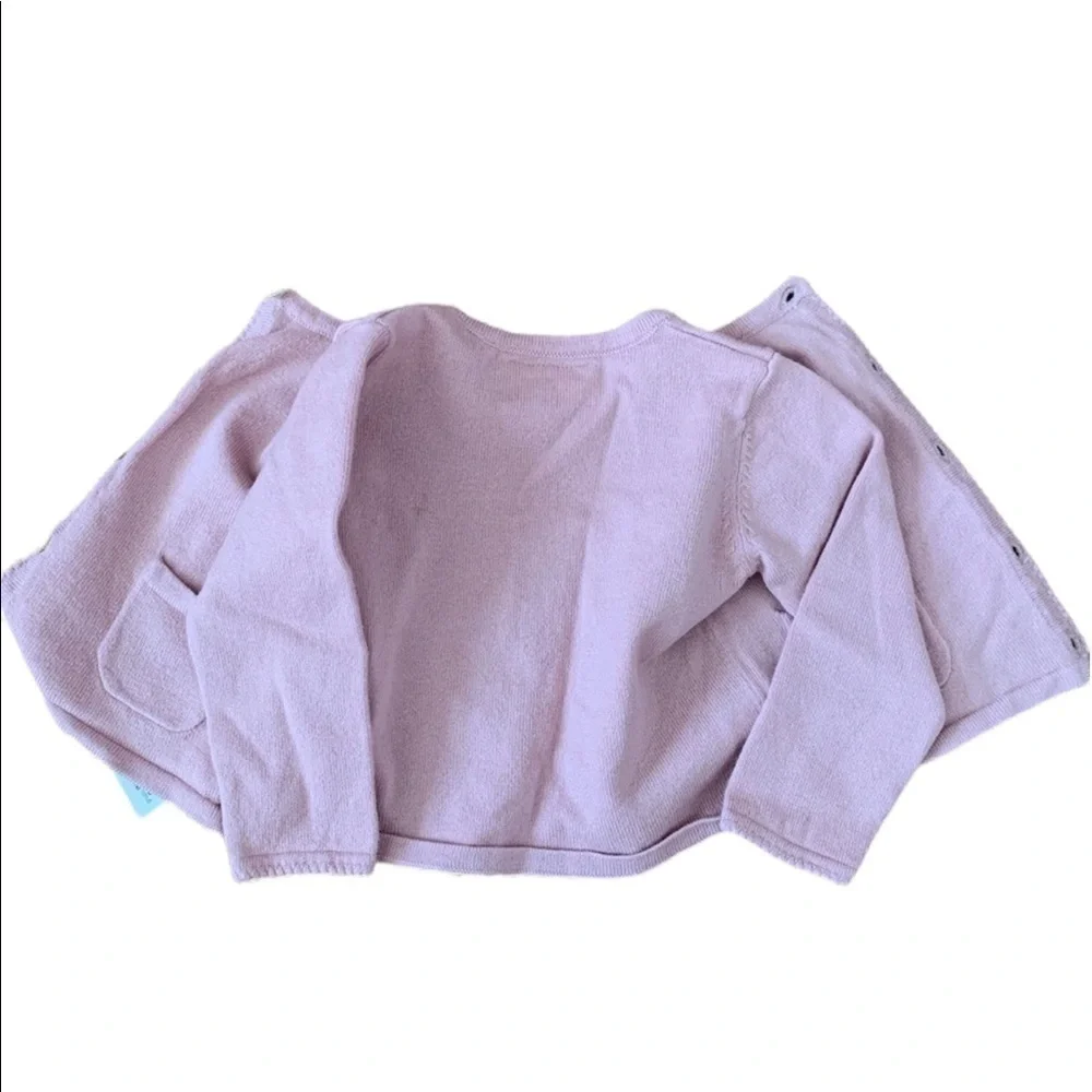 Zara Kids Baby girl cardigan sweater knitwear-Size 3-6 months- Color pink